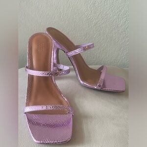 ASOS Design Size 8 Snake Print Heels